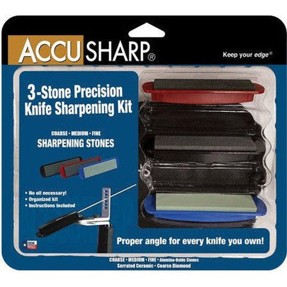 AccuSharp Three Stone Precision Kit-Camping - Accessories - Knife & Axe Accessories-Appalachian Outfitters