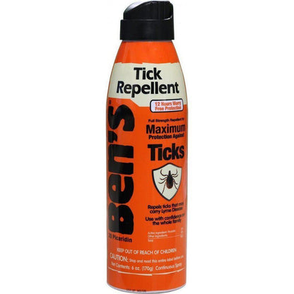 A front view of Ben's Tick Repellent 6oz Eco-Spray against a white background.