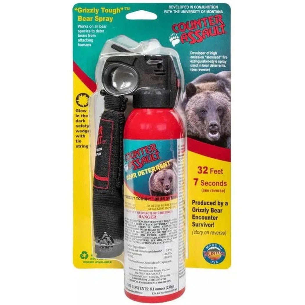 Adventure Medical Kits Counter Assault 32-Foot Bear Spray (8.1 oz.) with Holster-Camping - Accessories-Appalachian Outfitters