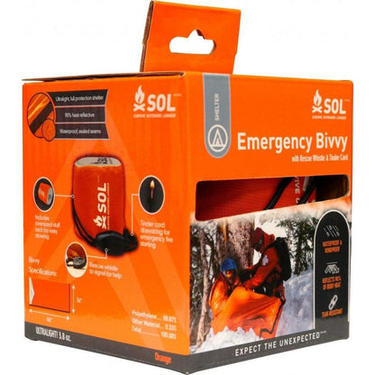 Adventure Medical Kits Emergency Bivvy w/ Rescue Whistle-Camping - First Aid-Appalachian Outfitters