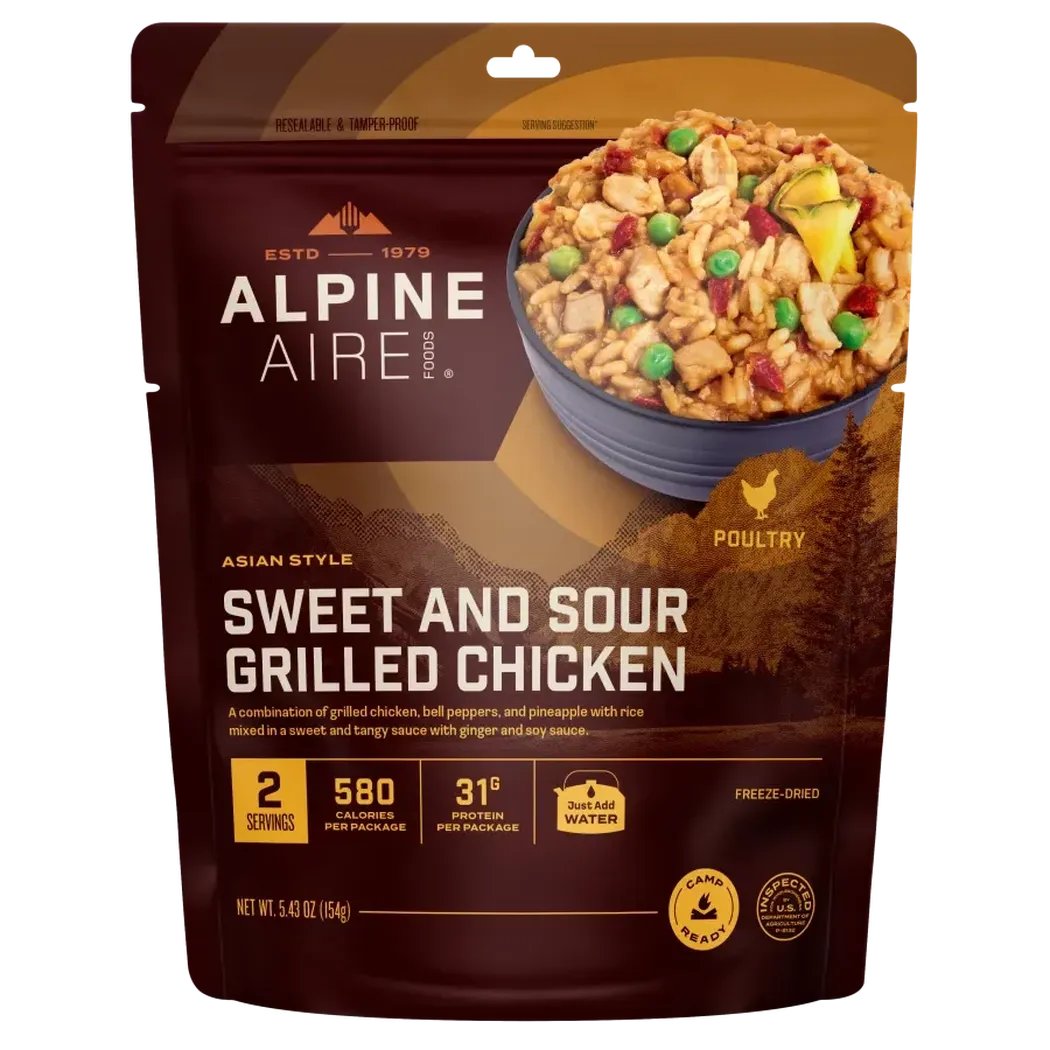 AlpineAire Sweet and Sour Grilled Chicken-Food - Backpacking-Appalachian Outfitters