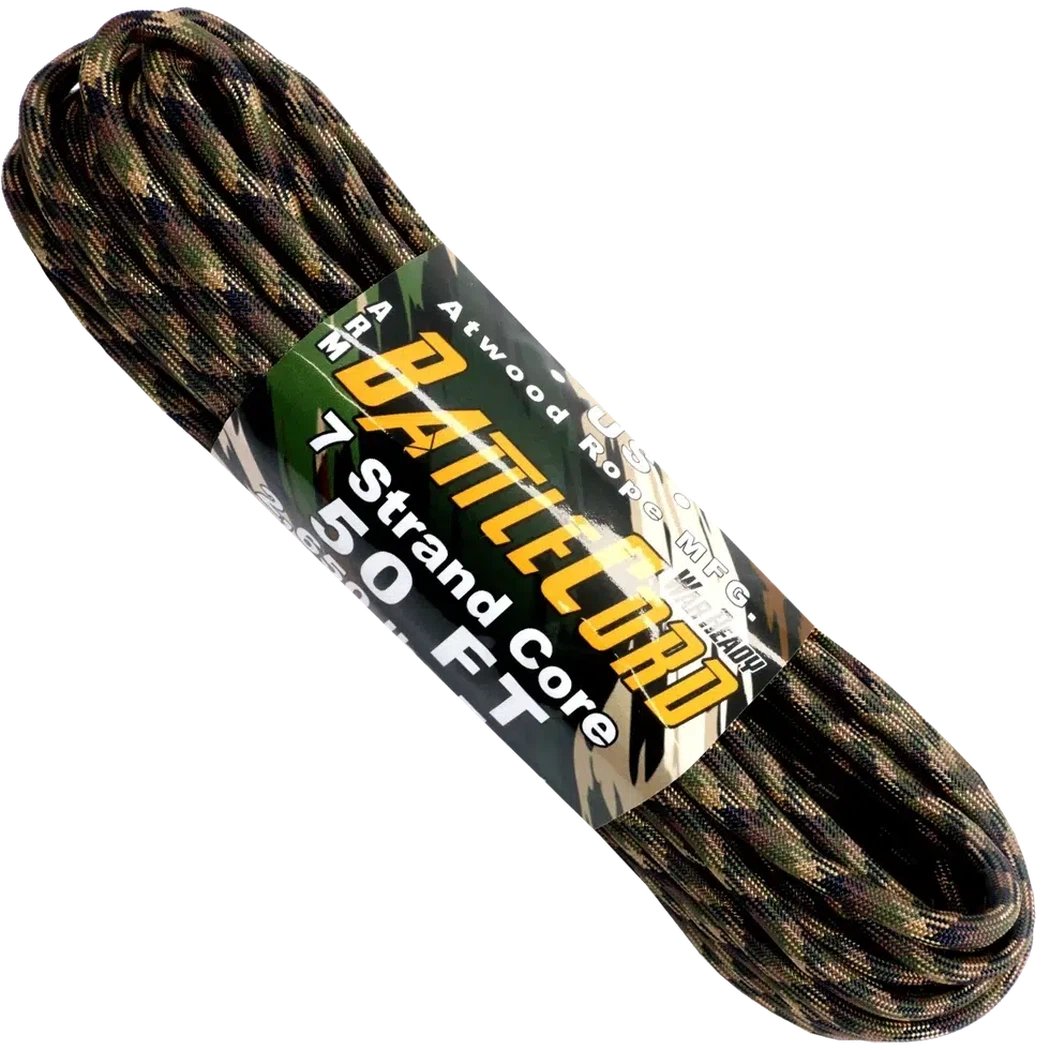 Atwood Rope Battle Cord - 2,650 LB  - 5.6MM X 50 FT-Camping - Accessories - Rope and Cordage-Ground War-Appalachian Outfitters