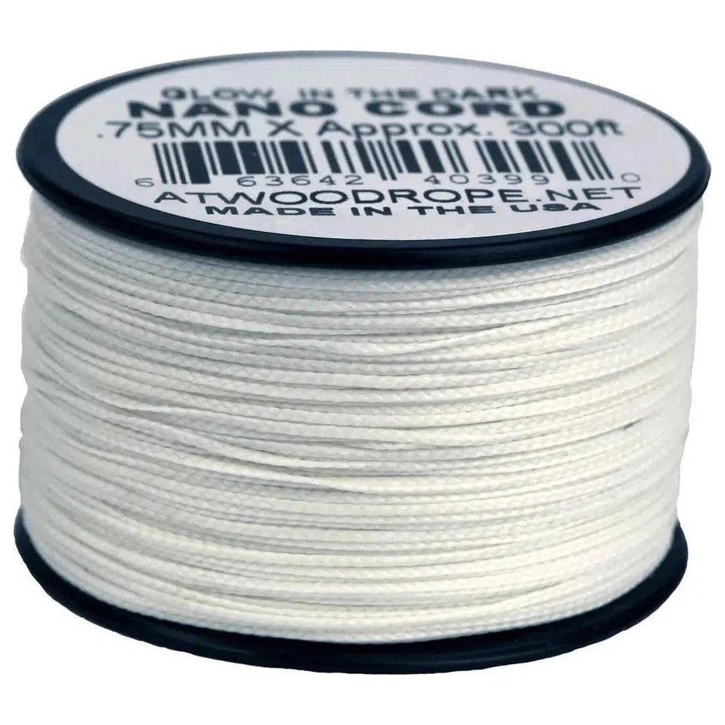 Atwood Rope Glow in the Dark- 10 LB Nano Cord  - 0.75MM X 300 FT Spool-Camping - Accessories - Rope and Cordage-Appalachian Outfitters