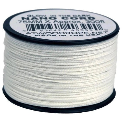 Atwood Rope Glow in the Dark- 10 LB Nano Cord  - 0.75MM X 300 FT Spool-Camping - Accessories - Rope and Cordage-Appalachian Outfitters