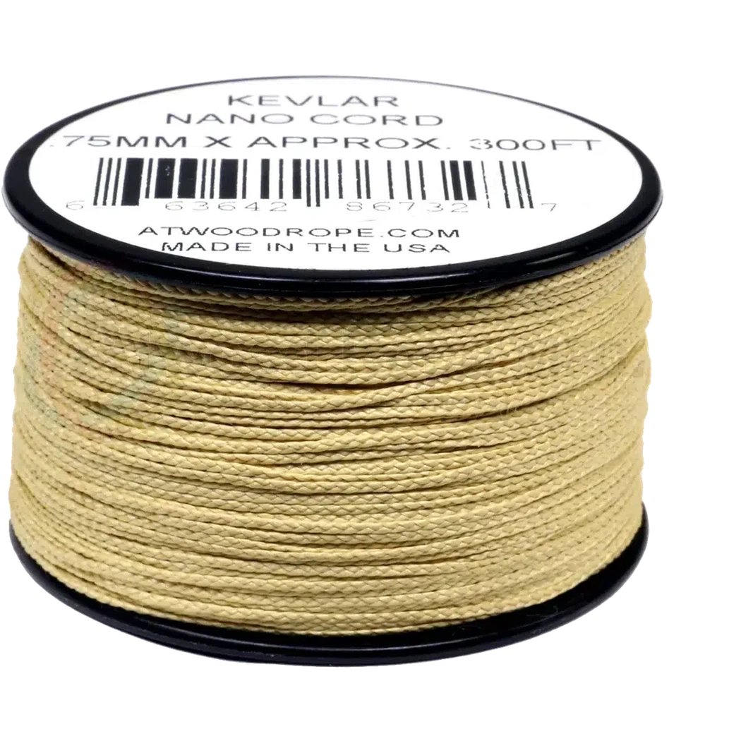 Atwood Rope Kevlar/Aramid - 110 LB Nano Cord - 0.75MM X 300 FT Spool-Camping - Accessories - Rope and Cordage-Appalachian Outfitters