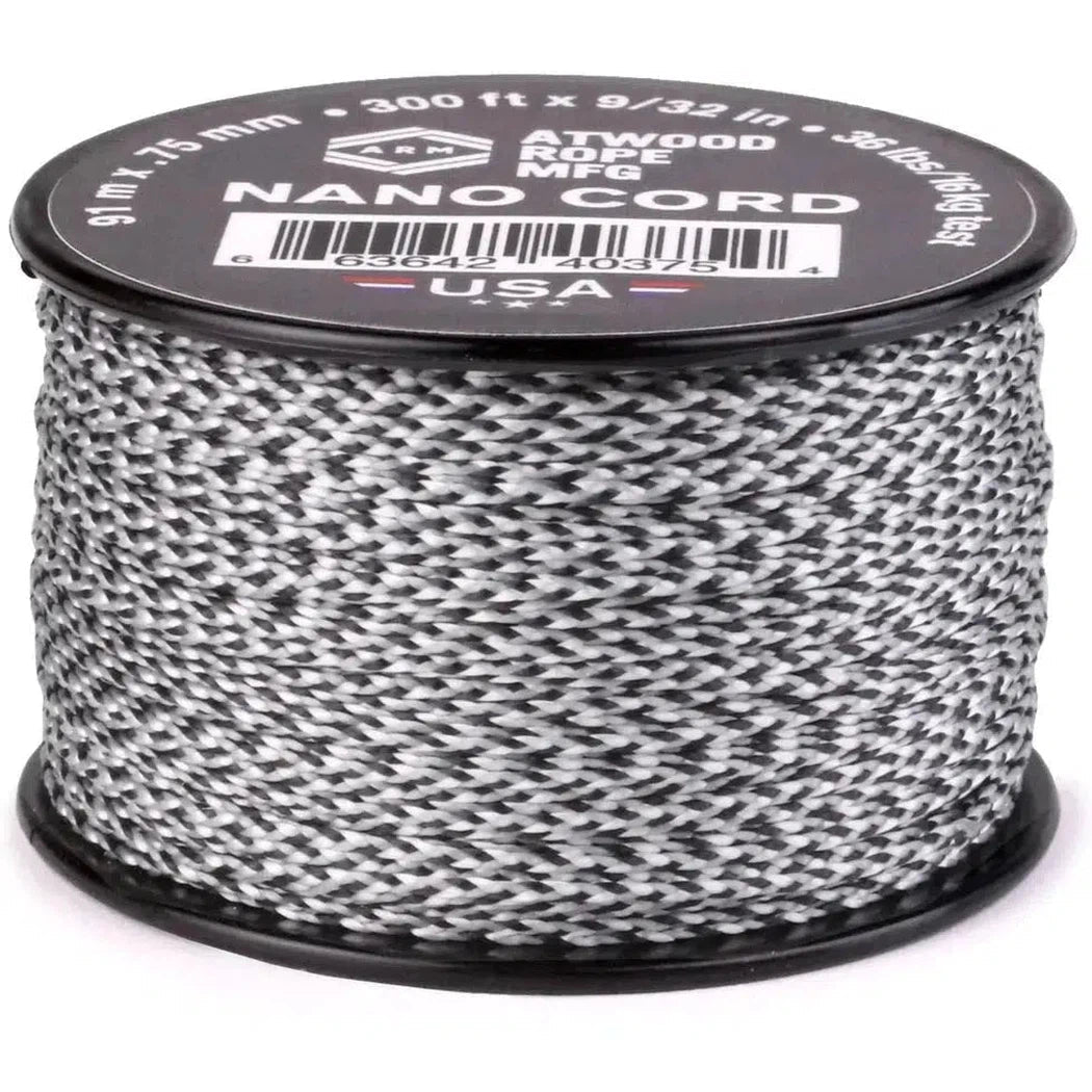 Atwood Rope Nano Cord - 36 LB  - 0.75MM X 300 FT Spool-Camping - Accessories - Rope and Cordage-Urban Camo-Appalachian Outfitters