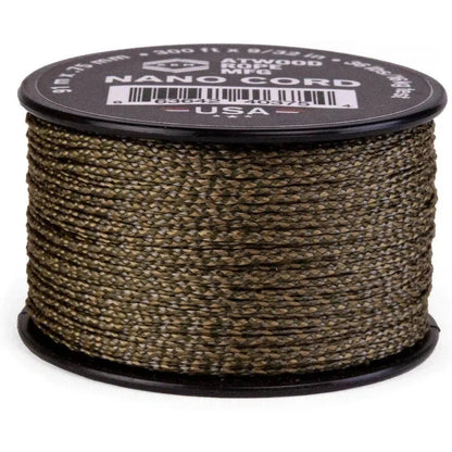 Atwood Rope Nano Cord - 36 LB  - 0.75MM X 300 FT Spool-Camping - Accessories - Rope and Cordage-M Camouflage-Appalachian Outfitters