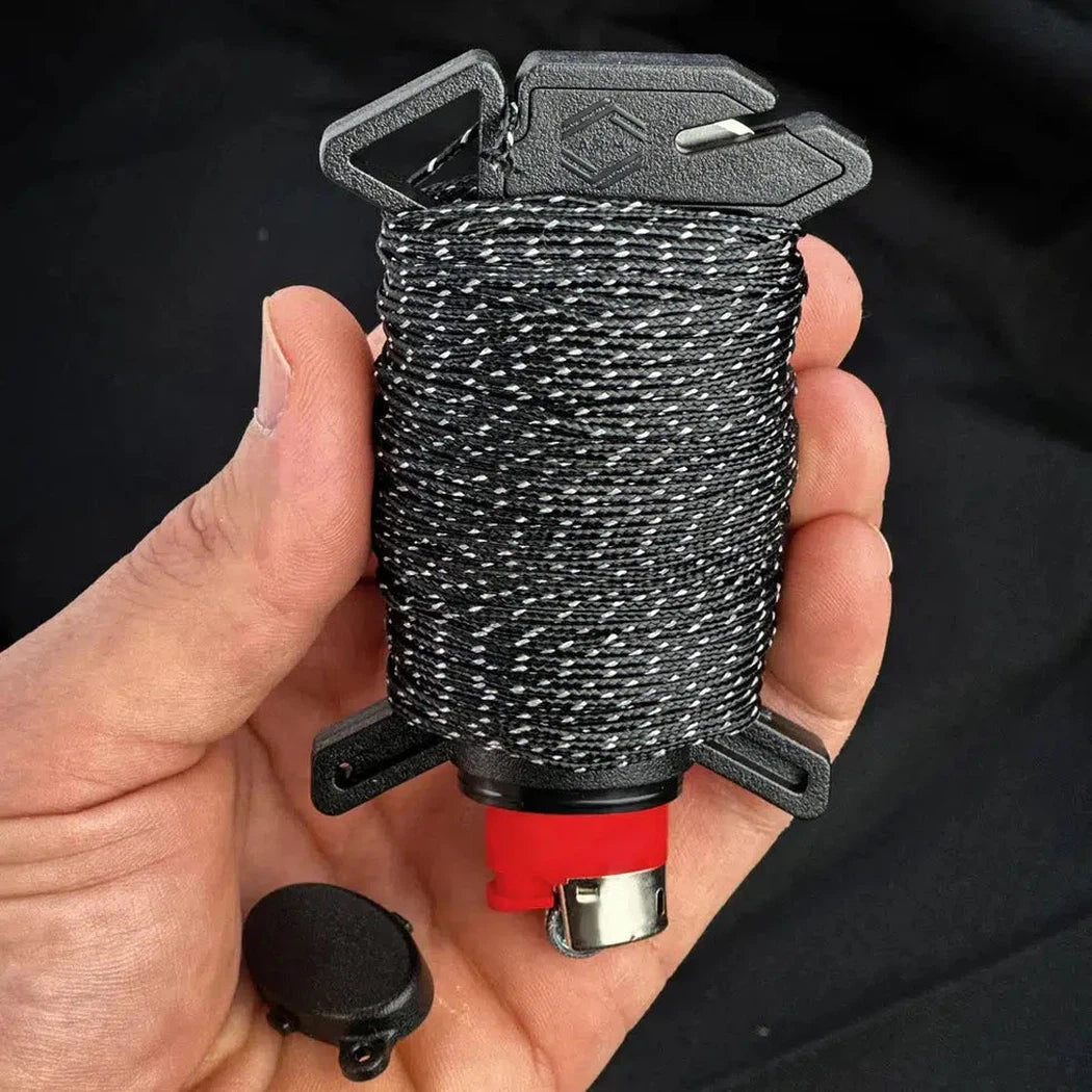 Atwood Rope Reflective Ready Rope - 100 Mirco Cord - 1.18MM X 125 FT-Camping - Accessories - Rope and Cordage-Reflective Black-Appalachian Outfitters