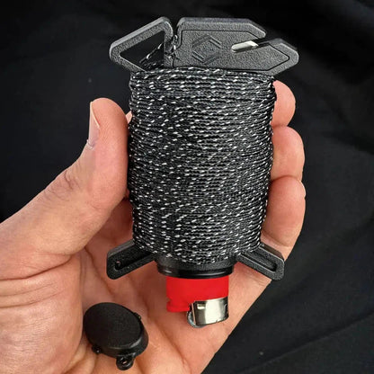 Atwood Rope Reflective Ready Rope - 100 Mirco Cord - 1.18MM X 125 FT-Camping - Accessories - Rope and Cordage-Reflective Black-Appalachian Outfitters