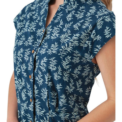 Aventura Women's Abloom Stand Collar Shirtdress-Women's - Clothing - Dresses-Appalachian Outfitters