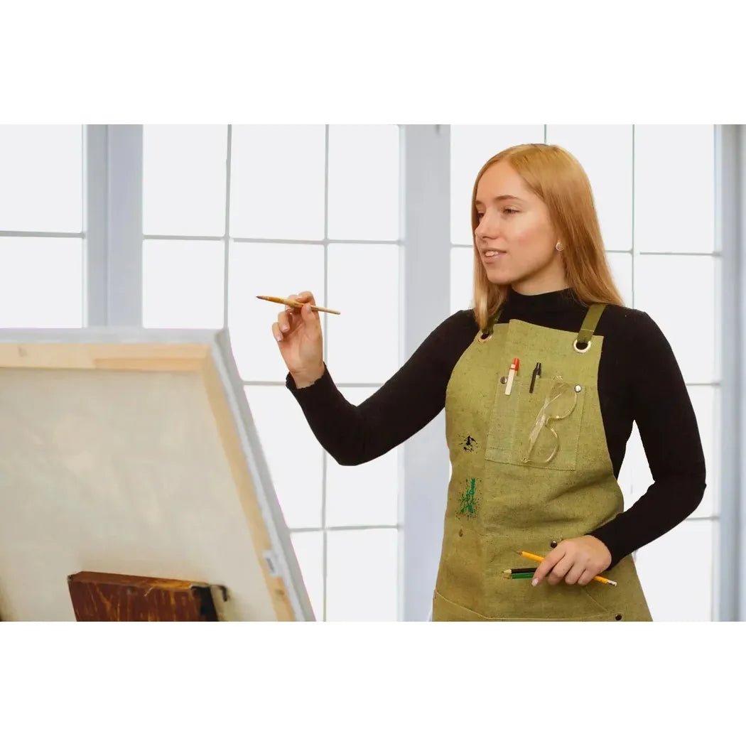 Beavercraft Adjustable Green Canvas Work Apron-Camping - Accessories-Appalachian Outfitters