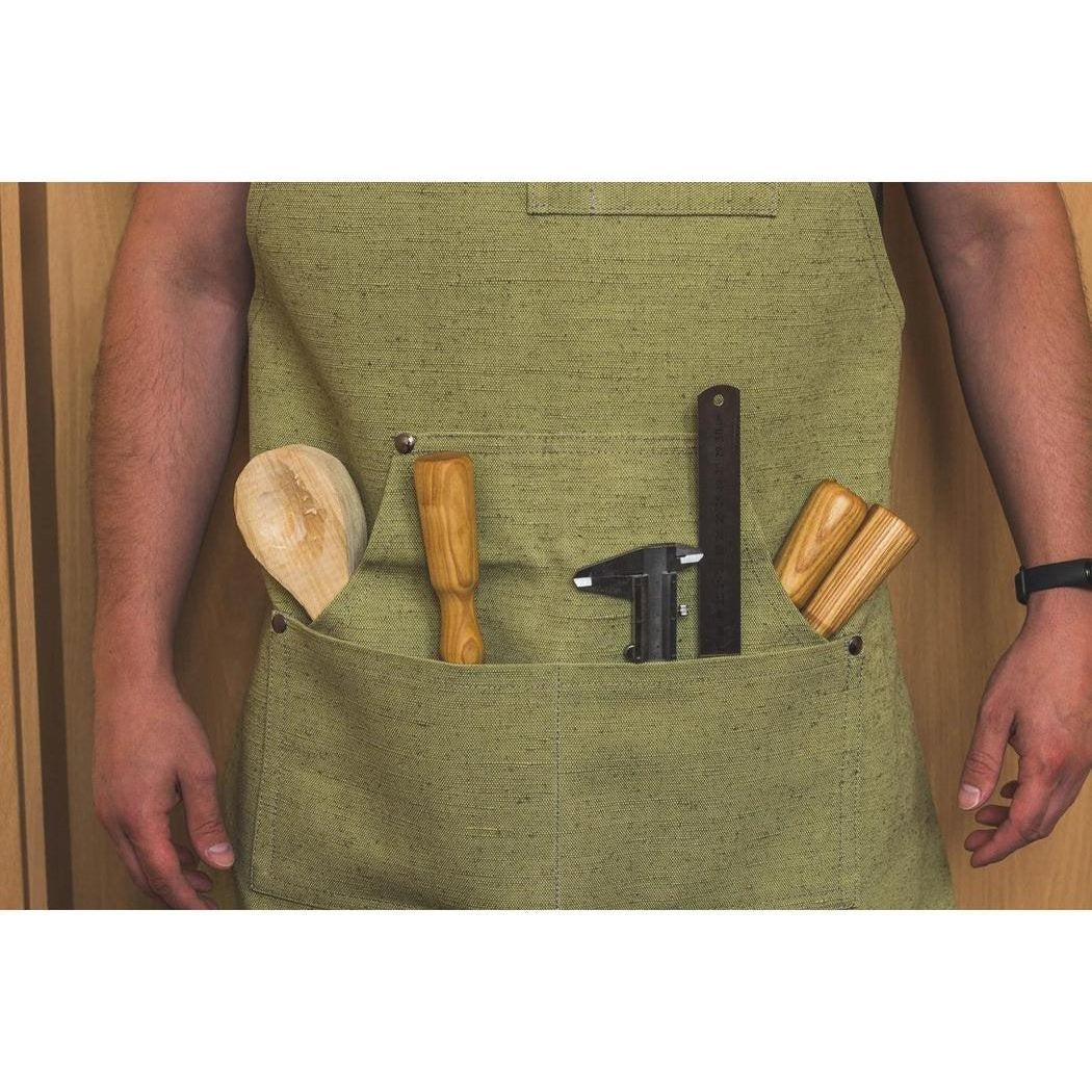 Beavercraft Adjustable Green Canvas Work Apron-Camping - Accessories-Appalachian Outfitters