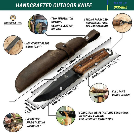 Beavercraft BSH4 Bushcraft Knife-Camping - Accessories - Knives-Appalachian Outfitters
