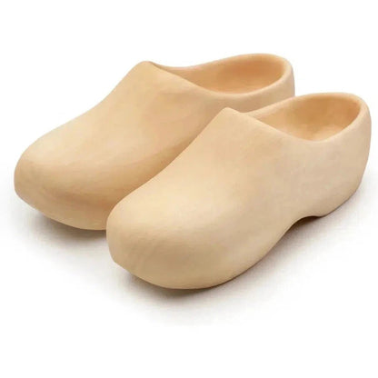 Natural Beavercraft Clogs Carving Kit shown from a front angle on a white background.