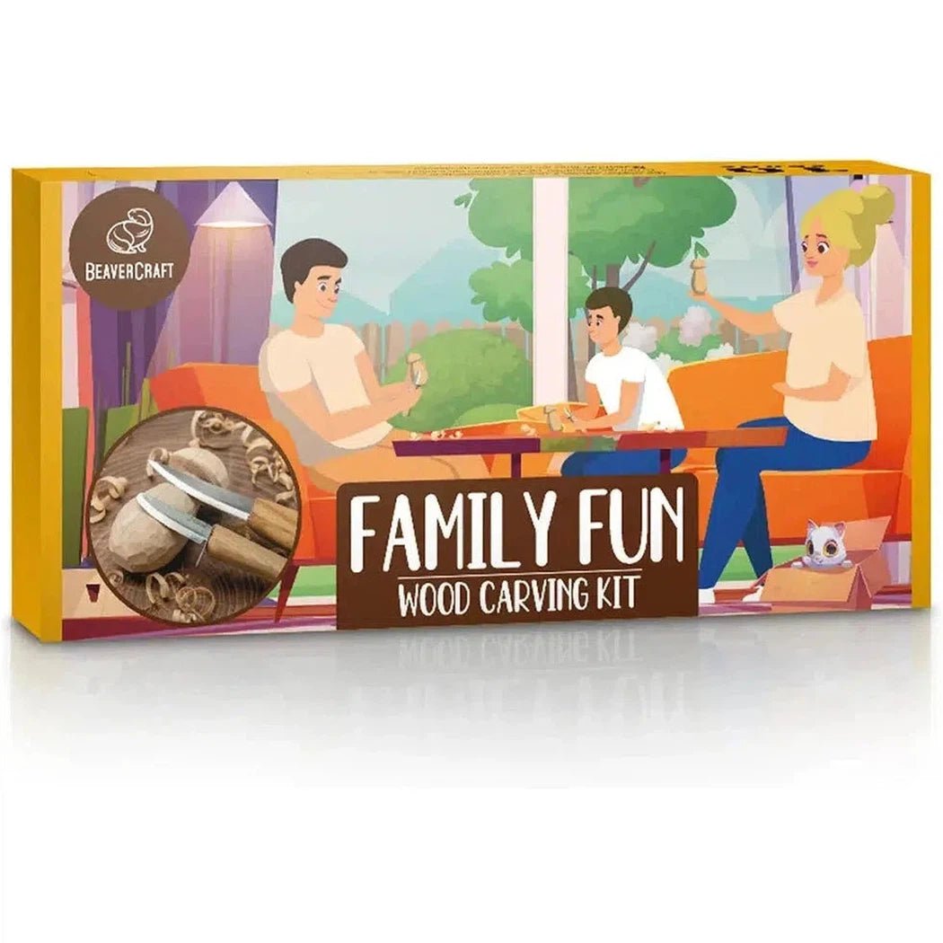 Beavercraft Family Fun Wood Carving Kit-Camping - Accessories - Knives-Appalachian Outfitters