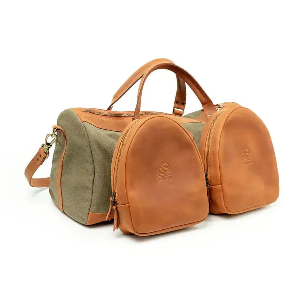 Beavercraft Journey - Canvas and Leather Travel Luggage Duffel Bag-Accessories - Bags-Appalachian Outfitters
