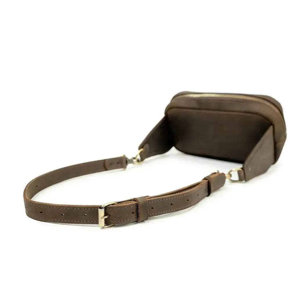 Beavercraft Quest - Leather Waist Bag Fanny Pack Bum Bag for Men and Women-Accessories - Bags-Appalachian Outfitters