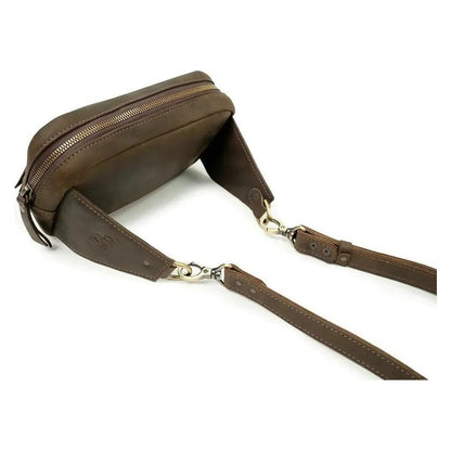Beavercraft Quest - Leather Waist Bag Fanny Pack Bum Bag for Men and Women-Accessories - Bags-Appalachian Outfitters