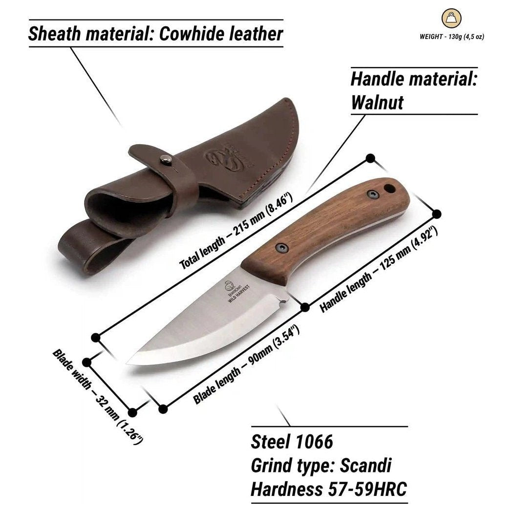 Beavercraft Wild Harvest Bushcraft Knife-Camping - Accessories - Knives-Appalachian Outfitters
