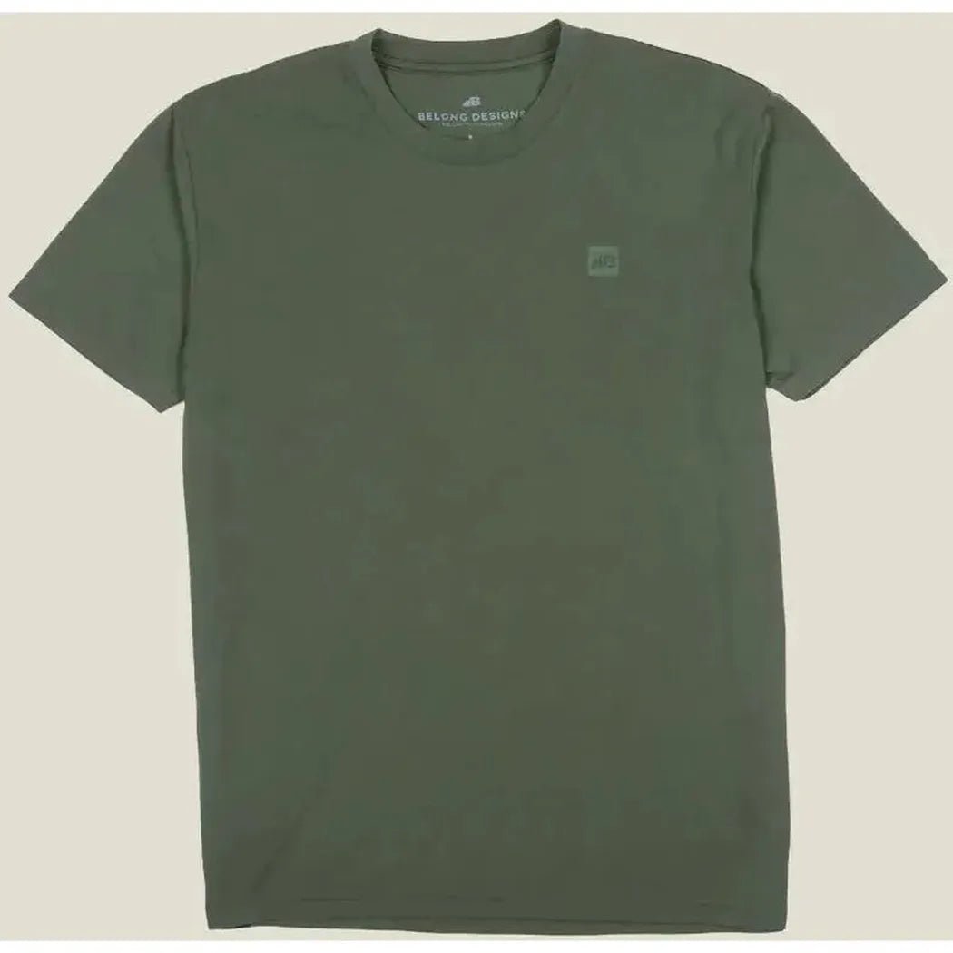 Belong Designs Men's Core Traverse Tek Tee-Men's - Clothing - Tops-Pine-M-Appalachian Outfitters