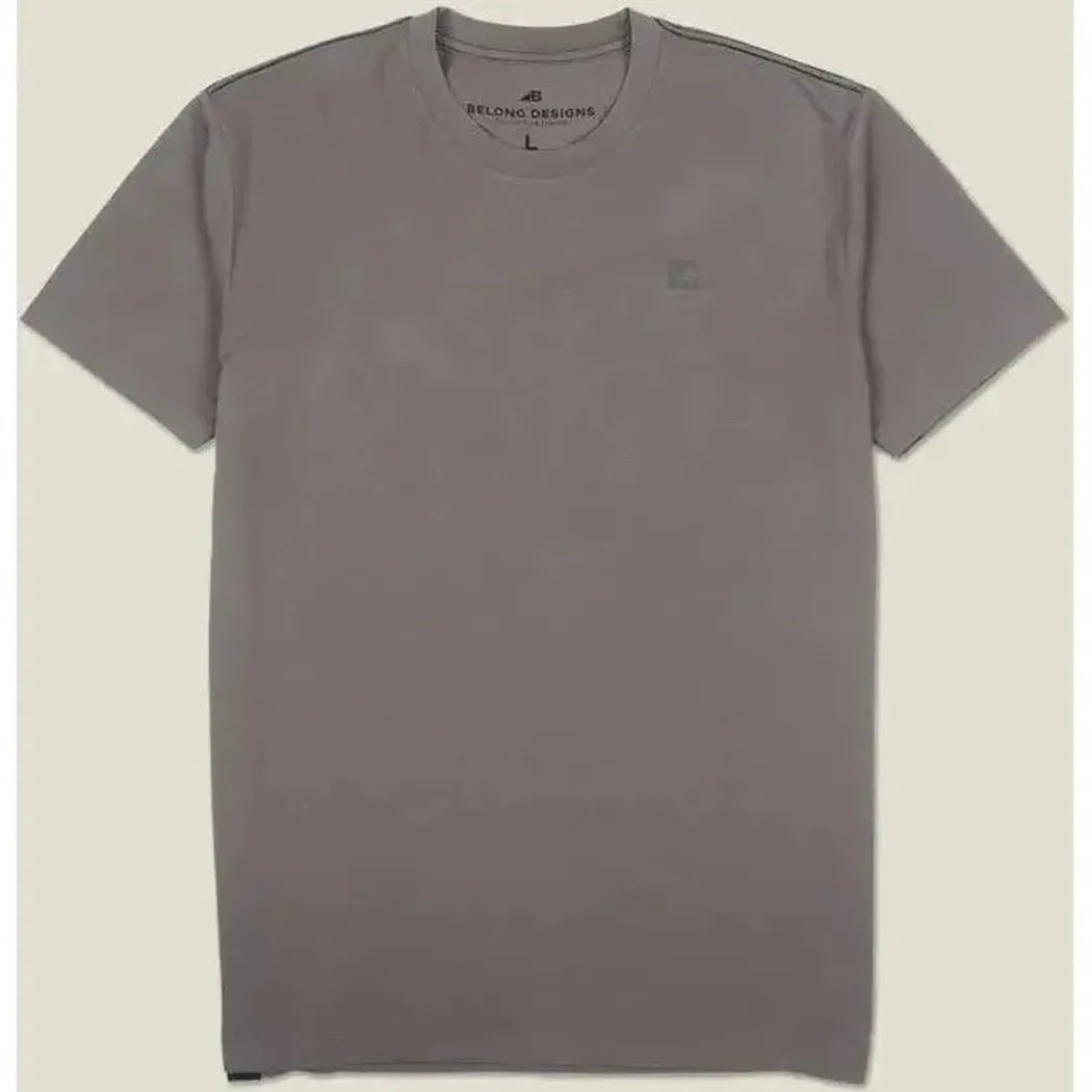 Belong Designs Men's Core Traverse Tek Tee-Men's - Clothing - Tops-Granite-M-Appalachian Outfitters
