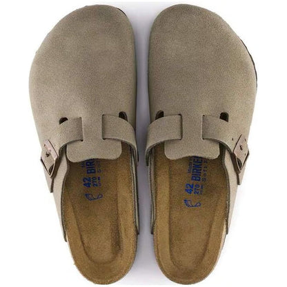 Birkenstock Boston Soft Footbed - Suede Leather-Women's - Footwear - Sandals-Appalachian Outfitters