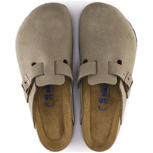 Birkenstock Boston Soft Footbed - Suede Leather-Women's - Footwear - Sandals-Appalachian Outfitters