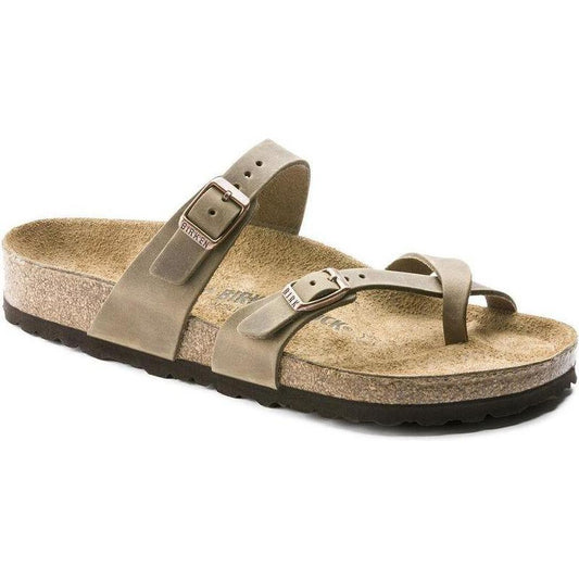 Birkenstock Mayari Oiled Leather Tobacco Brown-Women's - Footwear - Sandals-Tobacco Brown-Regular-37-Appalachian Outfitters