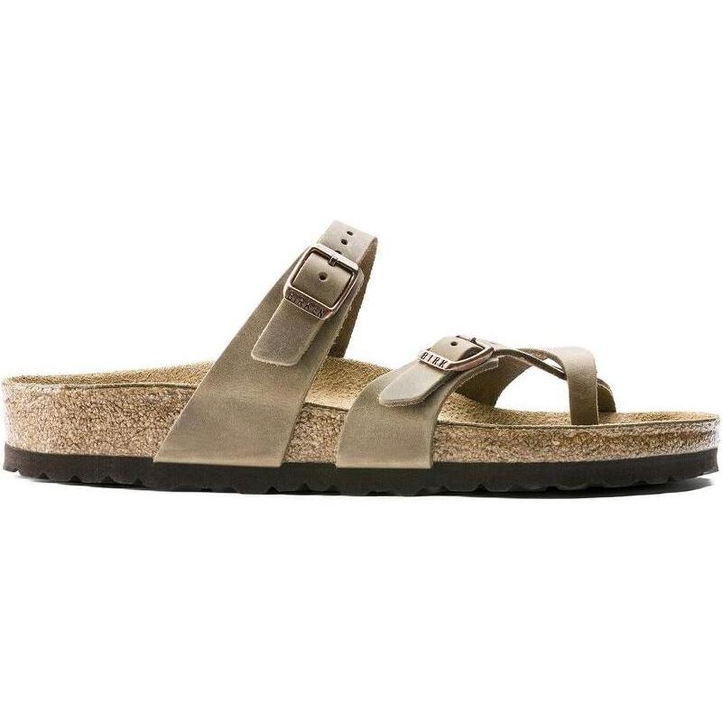 Birkenstock Mayari Oiled Leather Tobacco Brown-Women's - Footwear - Sandals-Appalachian Outfitters