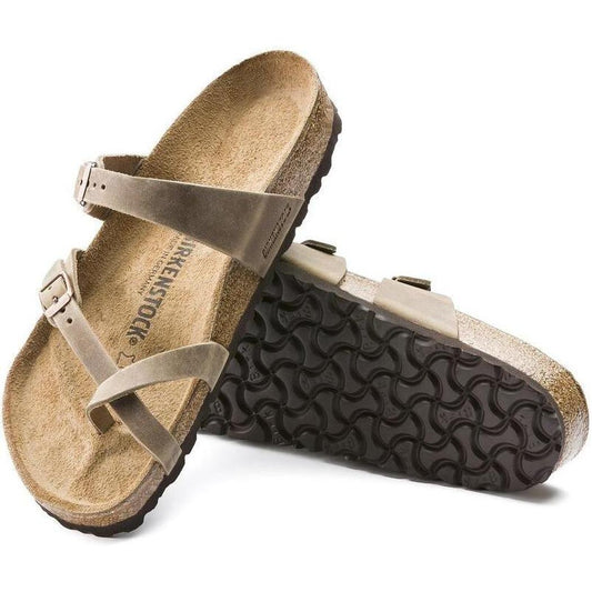 Birkenstock Mayari Oiled Leather Tobacco Brown-Women's - Footwear - Sandals-Appalachian Outfitters