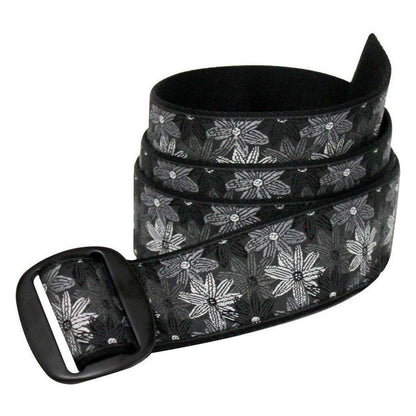Bison 38mm Manzo Ribbon Belt-Accessories - Belts - Women's-Rambling Flower Black-S-Appalachian Outfitters