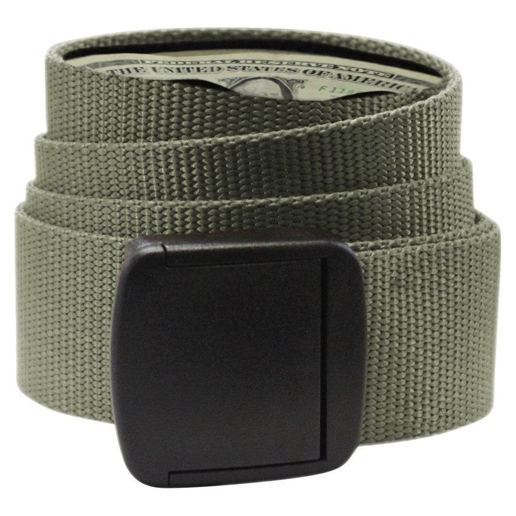 Bison 38mm T-Lock Money Belt-Accessories - Belts - Unisex-Olive-M-Appalachian Outfitters