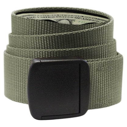 Bison 38mm T-Lock Money Belt-Accessories - Belts - Unisex-Olive-M-Appalachian Outfitters