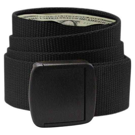 Bison 38mm T-Lock Money Belt-Accessories - Belts - Unisex-Black-M-Appalachian Outfitters