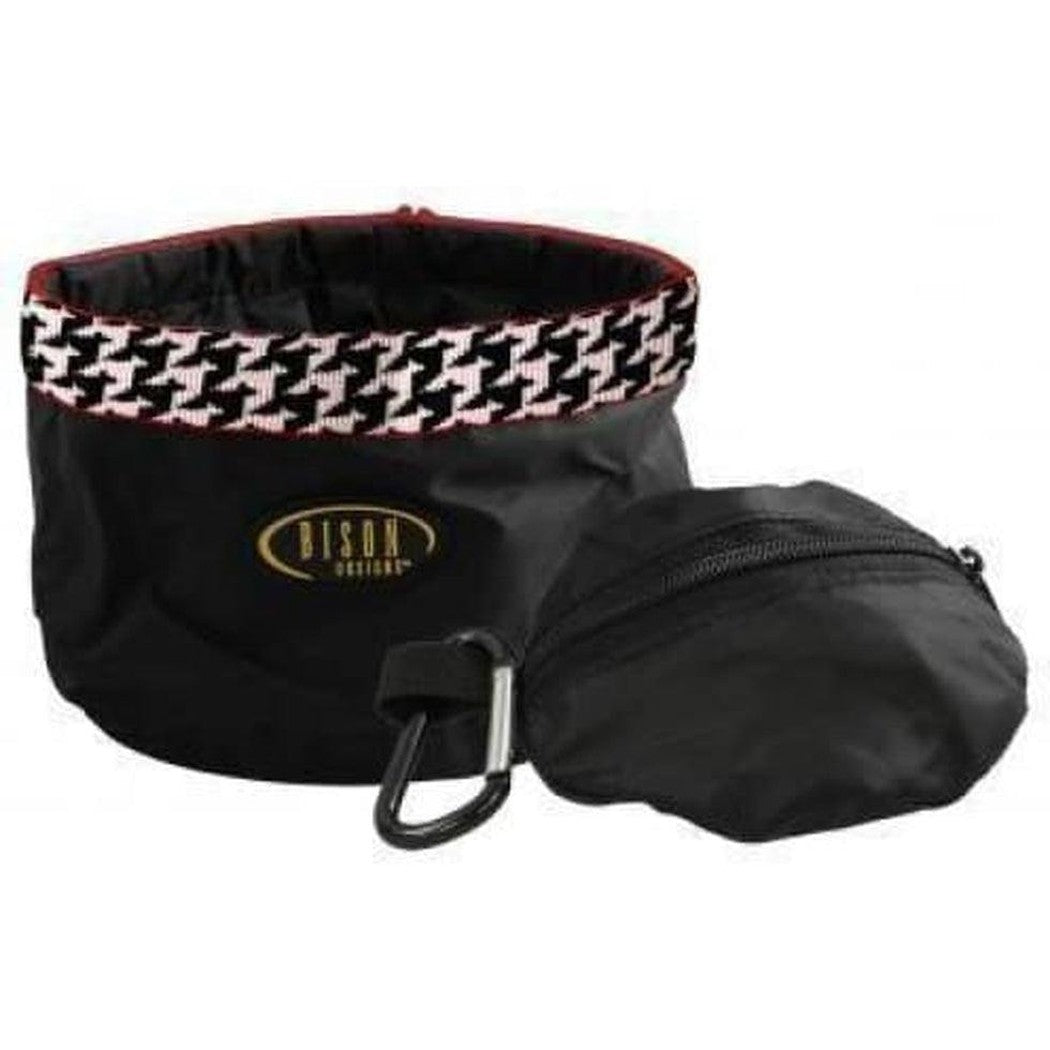 Bison Fold a Bowl-Pets - Bowls-Black Assorted Pattern-Appalachian Outfitters