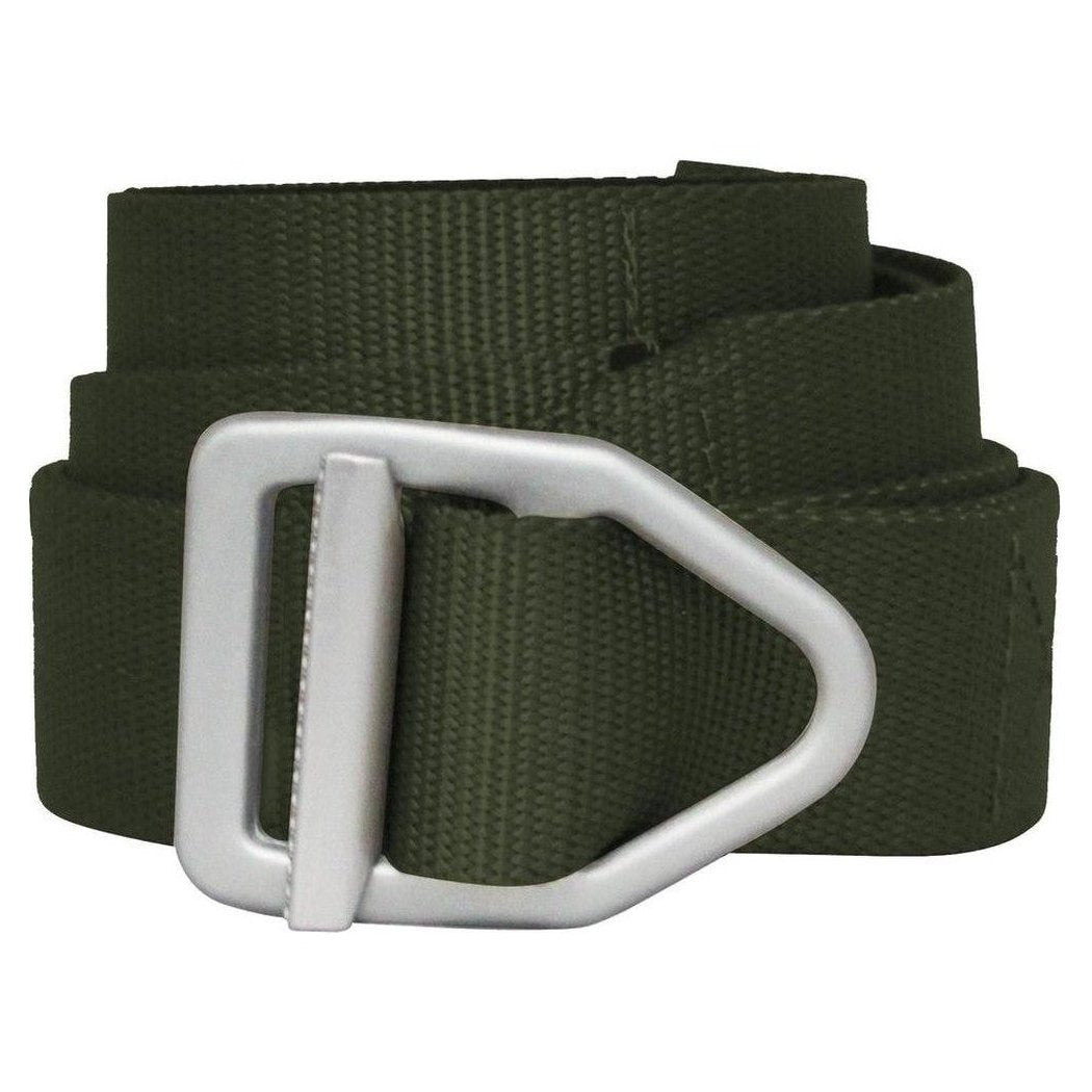 Bison Last Chance Heavy Duty Solid Color Belt-Accessories - Belts - Unisex-Dark Olive-S-Appalachian Outfitters