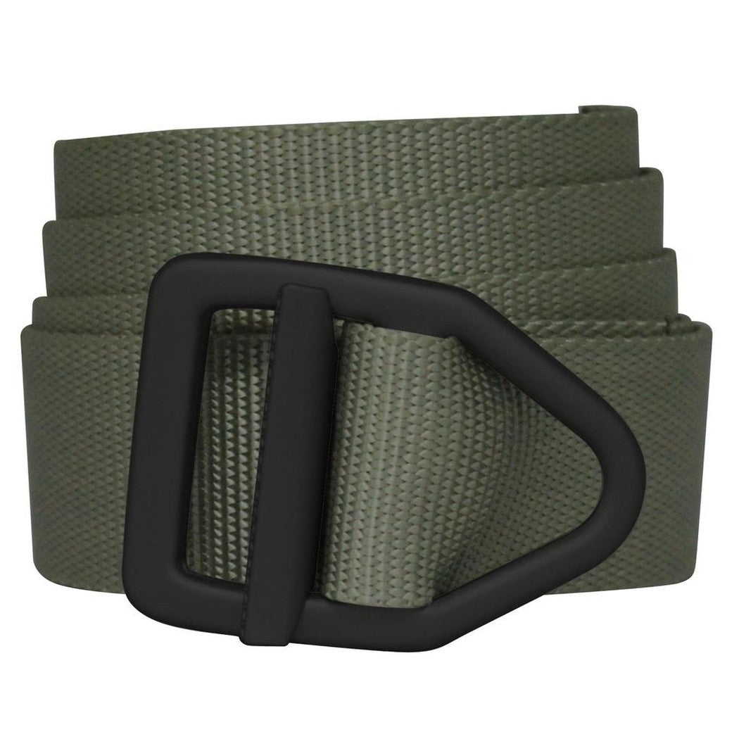 A close-up of the Bison Last Chance Light Duty Belt with Black Buckle against a white background.