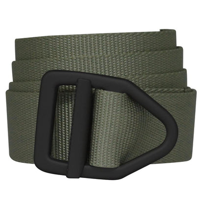 A close-up of the Bison Last Chance Light Duty Belt with Black Buckle against a white background.