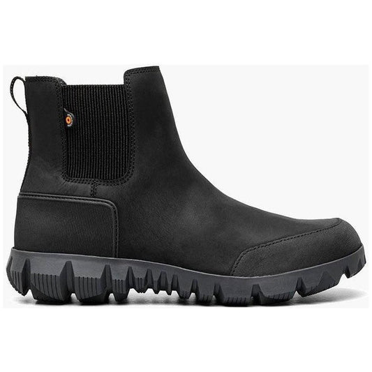 Bogs Footwear Men's Arcata Urban Leather Chelsea-Men's - Footwear - Boots-Black-8-Appalachian Outfitters