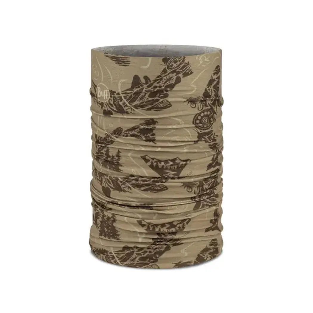 Buff CoolNet UV Angler - Lake River-Accessories - Bandanas-Khaki-Appalachian Outfitters