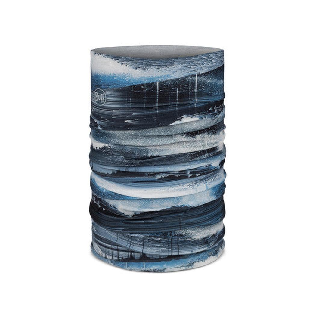 A close-up of the Buff Original EcoStretch - Oser in Blue, showing the textured, layered design against a plain white background.