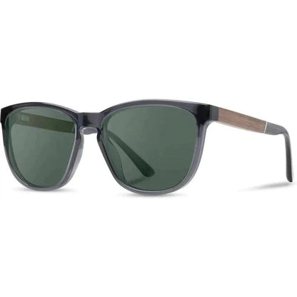 Camp Eyewear Arrowcrest-Accessories - Eyewear - Sunglasses-Fog // Walnut-Basic Polarized G15-Appalachian Outfitters