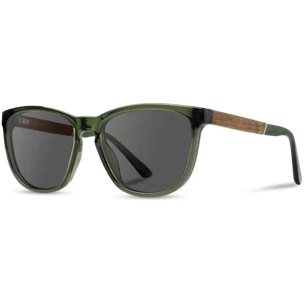 Camp Eyewear Arrowcrest-Accessories - Eyewear - Sunglasses-Fern // Walnut-Basic Polarized Grey-Appalachian Outfitters