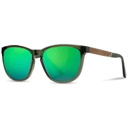 Camp Eyewear Arrowcrest-Accessories - Eyewear - Sunglasses-Fern // Walnut-HD Plus Polarized Green Flash-Appalachian Outfitters