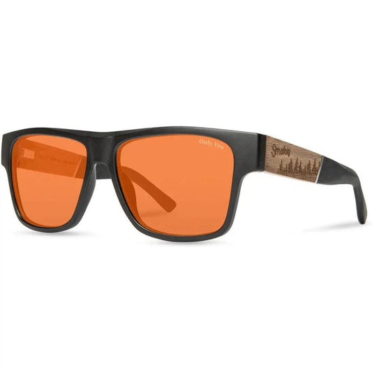 Camp Eyewear Cliff - Smokey Bear-Accessories - Eyewear - Sunglasses-Matte Black-Amber Polarized-Appalachian Outfitters