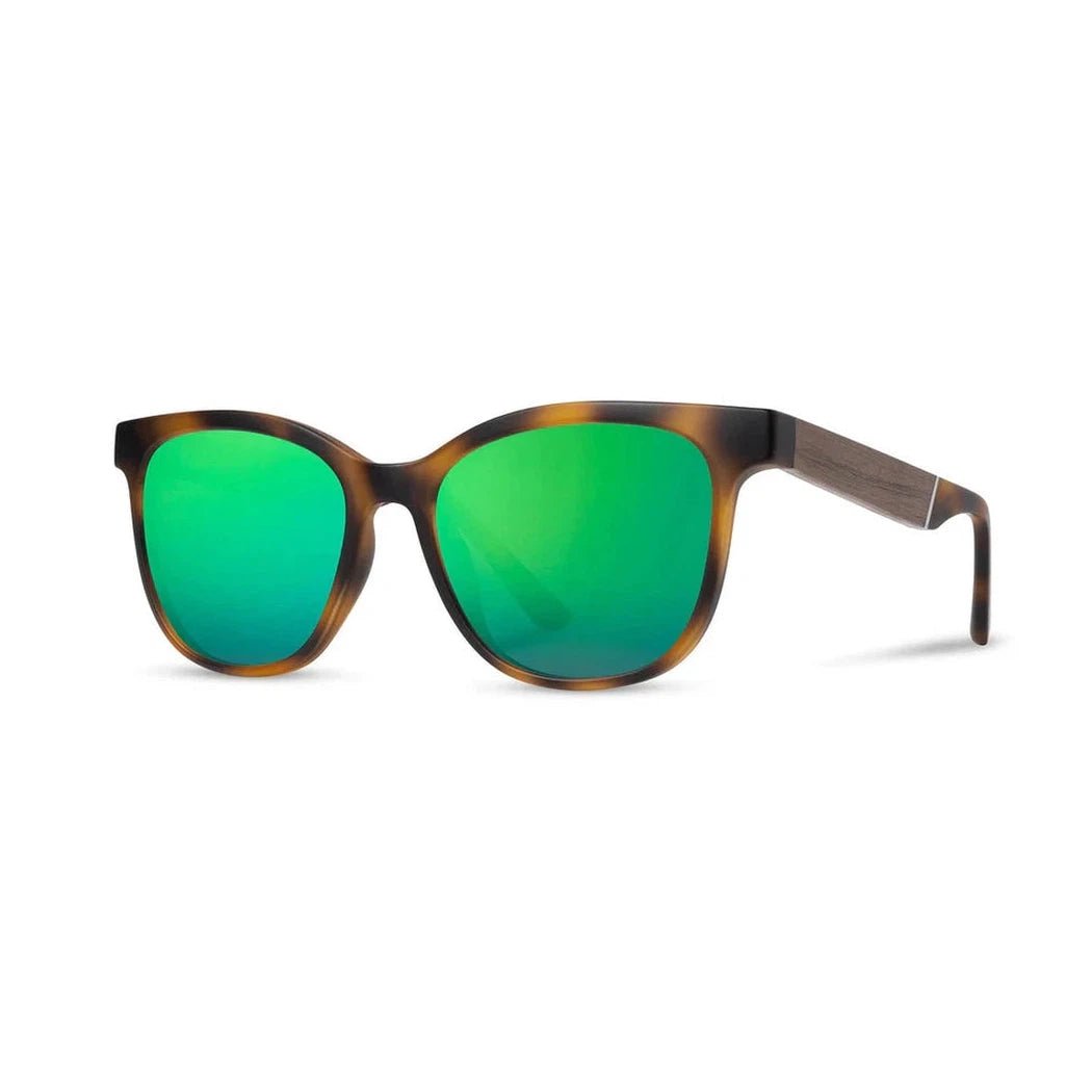 Camp Eyewear Cove-Accessories - Eyewear - Sunglasses-Matte Tortoise // Walnut-HD Plus Polarized Green Flash-Appalachian Outfitters