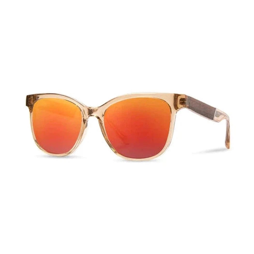 Camp Eyewear Cove-Accessories - Eyewear - Sunglasses-Desert // Walnut-HD Plus Polarized Solar Flash-Appalachian Outfitters
