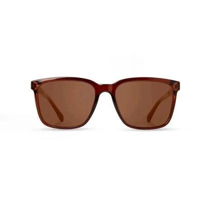 The Camp Eyewear Crag - Arches Edition sunglasses are shown from a front-facing angle with brown lenses and a tortoiseshell frame against a plain white background.