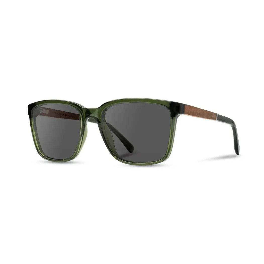 Camp Eyewear Crag-Accessories - Eyewear - Sunglasses-Fern // Walnut-HD Plus Polarized Grey-Appalachian Outfitters