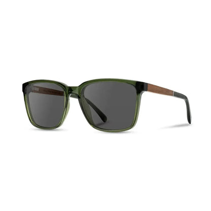 Camp Eyewear Crag-Accessories - Eyewear - Sunglasses-Fern // Walnut-HD Plus Polarized Grey-Appalachian Outfitters